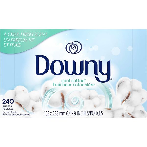 Dryer Sheets Laundry Fabric Softener Cool Cotton 240 Count