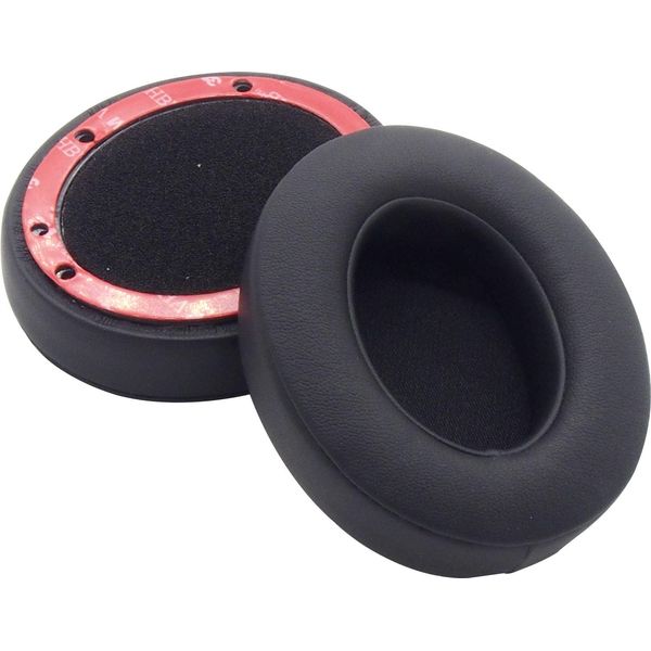 Audio Fan Ear Pads Ear Cushions Replacement for Beats Studio/Studio 2/Studio 3/Wired/Wireless, Black, 1 Pair