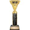 Customizable 11" MVP Cup Black Star Trophy Award, Engrave Now
