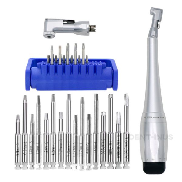 Dental SD Torque Driver Torque Wrench Handpiece Surgident 16 Drivers Universal