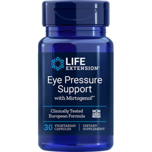 FIVE PACK Life Extension Eye Pressure Support Mirtogenol 30 caps TAKE OFF $45