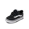Vans Unisex Children's Brooklyn LS V Trainers, Suede Canvas Black White