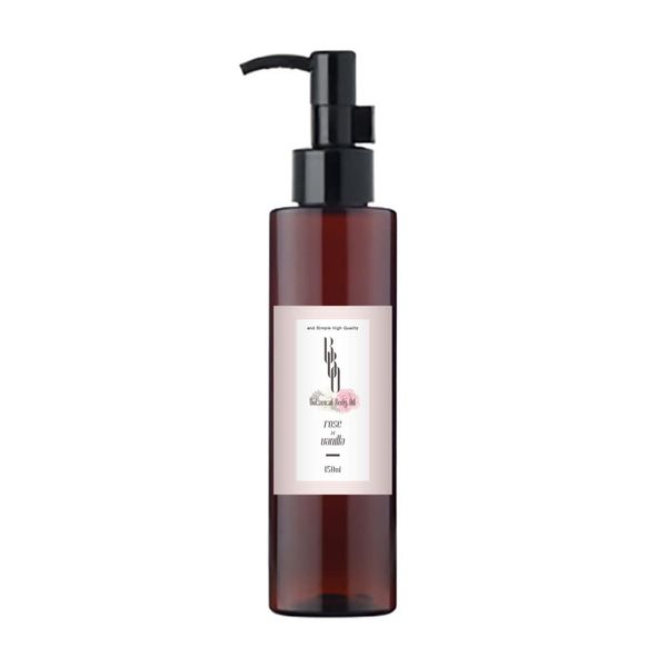 &SH Massage Oil, Body Oil, Moisturizing, Good Scent, Rose Vanilla, 5.1 fl oz (150 ml) / Massage Aroma, Sensitive Skin, Dry Skin