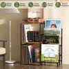 Record Player Stand, Vinyl Record Stand with 4-Tier Vinyl Record Display, Record