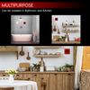 100mm Red Bathroom Extractor Fan with Timer, 4-Inch, Environment-Friendly, Wall or Ceiling Mounted Ventilation for Moisture Control