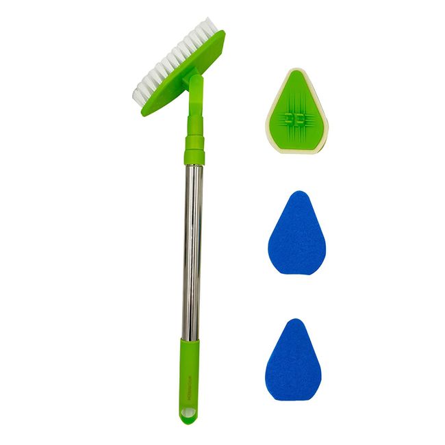 Extendable Bathtub Scrubber, Shower Brush Scrubber With Long