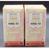 Trader Joe's ORGANIC GINGER TURMERIC HERBAL TEA Tumeric Caffeine Free 2 BOXES 🌺