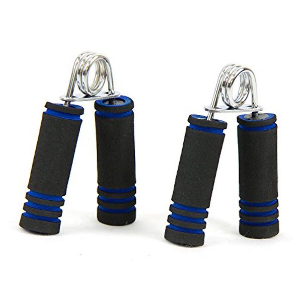 viper Hand Forearm Grip Exercise Strengthener Foam Handle (BLUE, PAIR)