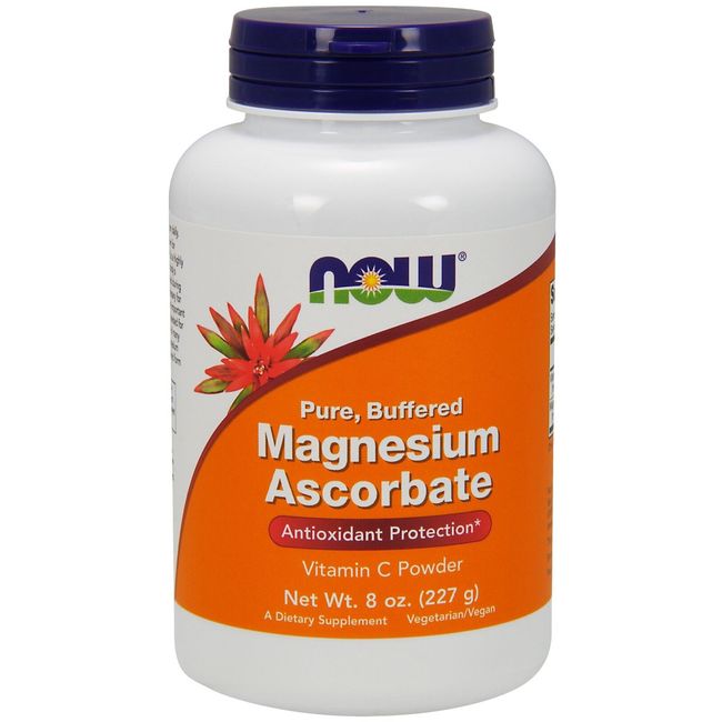 NOW Foods Magnesium Ascorbate Powder, 8 oz.