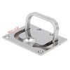 X AUTOHAUX 76x57mm Boat Floor Locker Hatch Lift Flush Ring Pull Handle