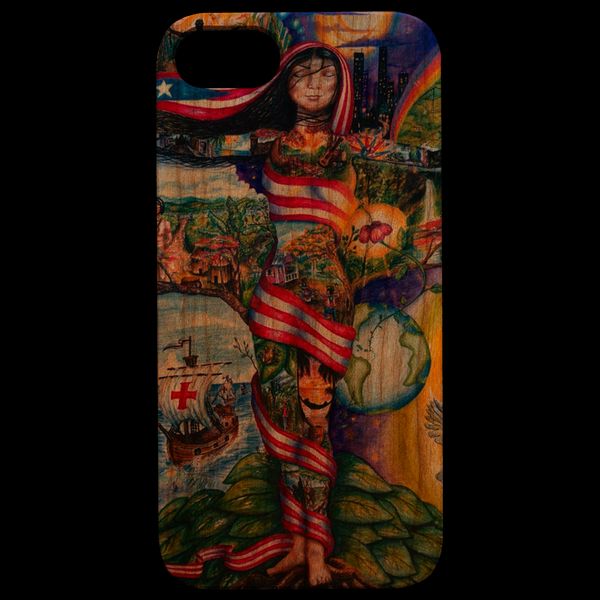 Puerto Rico Culture - UV Color Printed - iPhone 5/5S/SE Universal / Cherry