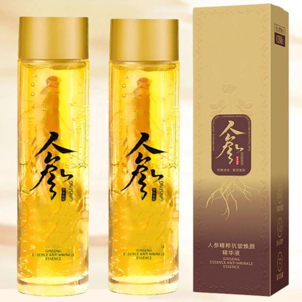 Ginseng Polypeptide Anti-Ageing Essence, Ginseng Extract Liquid Peptide Anti-Wrinkle & Firming,Ginseng Extract Liquid,Reducing Wrinkles Firming Skin, for All Skin Types (2Pcs)