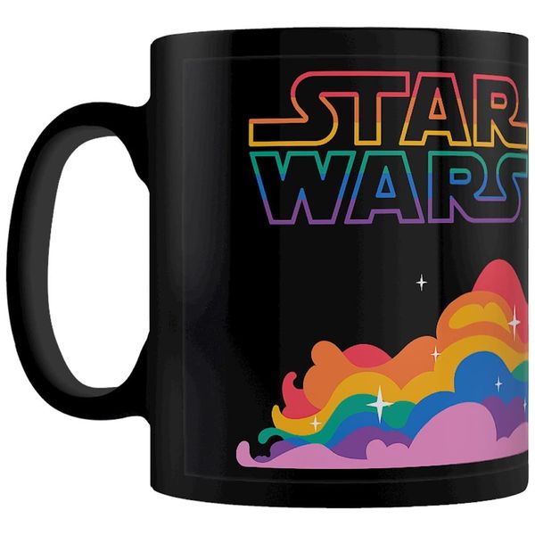 Star Wars Mug (BB-8 Pride Rainbow Design) in Presentation Gift Box - Official Merchandise