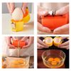 3 Pcs Egg Cracker Tool Egg Shell Opener Handheld Egg Cutting Tool Simple Egg Opener Portable Egg Separator Tool for Home Dorm Kitchen
