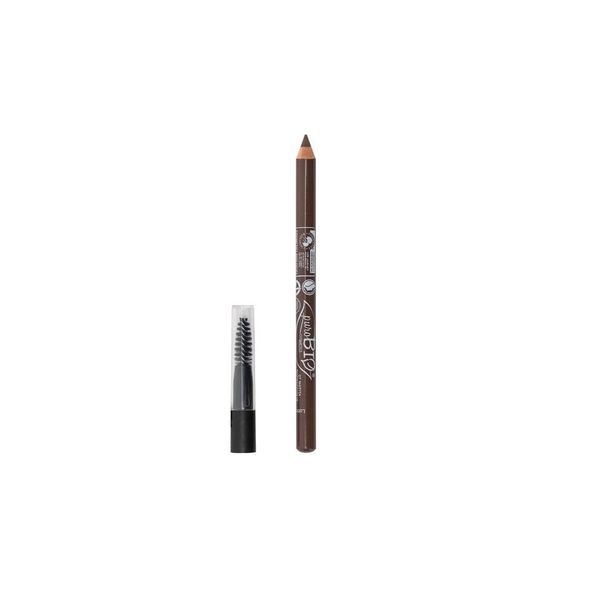 PuroBio Eyebrow Pencil with Bottle Brush n.48: Charcoal - New