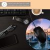 Round Mouse Mat - Earth Globe Flags Map Travel Office Gift - RM41901