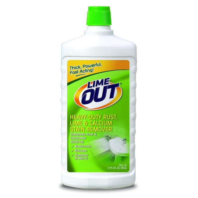Summit Brands Lime Out Heavy-Duty Rust, Lime, Calcium, Rust Stain Remover, 24 Ounce, Pack of 6