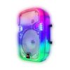 QFX LMS-801SM 8" Rechargeable Party Speaker Bluetooth USB/SD/FM/AUX+Mic & Stand