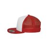 Flex fit Classic Trucker Men's Hat Multi-Coloured Red/Wht/Red Size:One Size