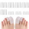 16 Pcs Gel Toe Protectors, Silicone Toe Cover Protector for Wen & Women Running, Walking, Prevent Blister, Corn, Calluses, Sore Toes, Hammer Toes Prevent Friction Injury