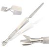 OdontoMed2011 C-curve Nail Pinching Tool Acrylic Gel Tips Multi-function Young Color (Silver)
