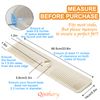 Faucet Mat for Kitchen Sink (White, Large)