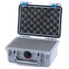 Silver & Blue Pelican 1120 case with foam.