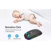 Universal Wireless Bluetooth (BT5.2/3.0)Dual Mode Mouse MacBook iPad PC Laptop