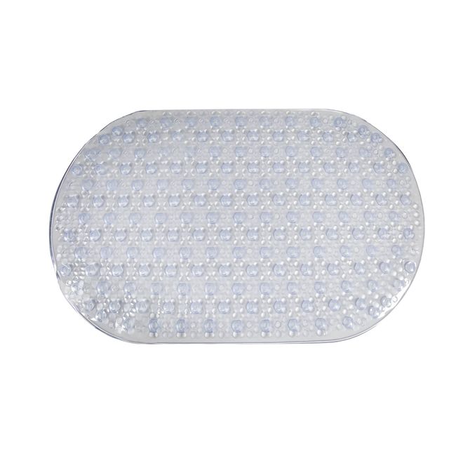 Oval Bubble Tub Mat, Clear