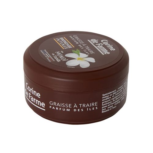 Corine de Farme Intense Tanning Grease - Scent of the Islands, for Matt or Already Bronzed - Golden and Luminous Scarf - With Monoï Tahitian Water Resistant - Under Dermatological Control