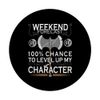 Funny Larping "Weekend Forecast" Fantasy Role Playing PopSockets Swappable PopGrip