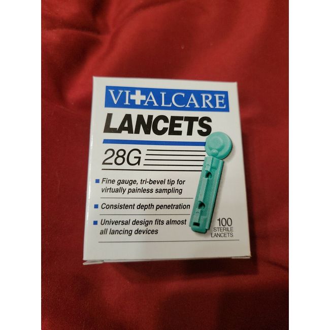 Vitalcare Lancets 28G 100 Count