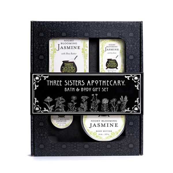 Three Sisters Bath & Body Boxed Gift Set (Night Blooming Jasmine)