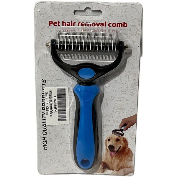 Pet Grooming Brush Double Sides Blades