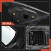 2Pcs Left & Right Black Texture Power Mirror w/Heated for Chevy Malibu 2013-2015