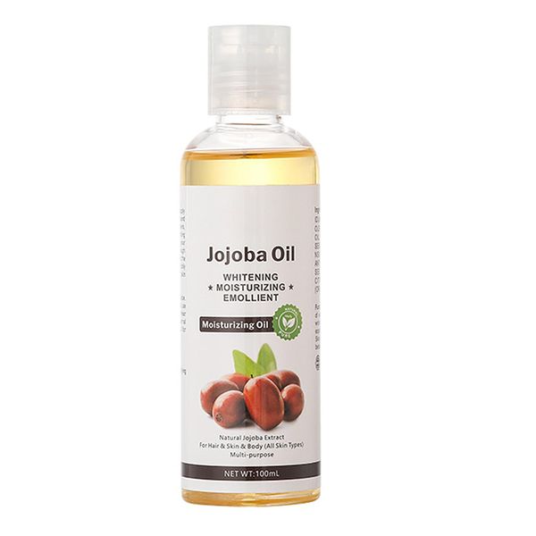 Jojoba Oil with Vitamin E - Jojoba Oil for Skin - Best for Skin Cleansing - Dry Skin Dry Hair - Jojoba Oil for Hair - Face Oil - Body Oil - Nourishes Soothes Protects - Skin Nails Savior