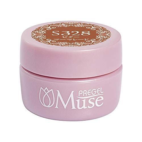 PREANFA PGU-S328 Muse Color Gel, Bitter Marmalade, 0.1 oz (3 g), Gel Nails