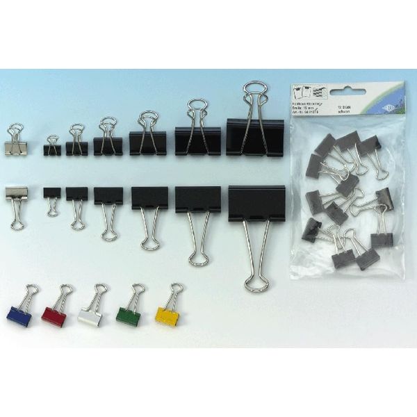 Wedo Foldback-Klammer 32mm schwarz VE=6 Stück