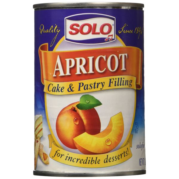 Solo Apricot Cake and Pastry Filling, 12 Ounce (Pack of 2)