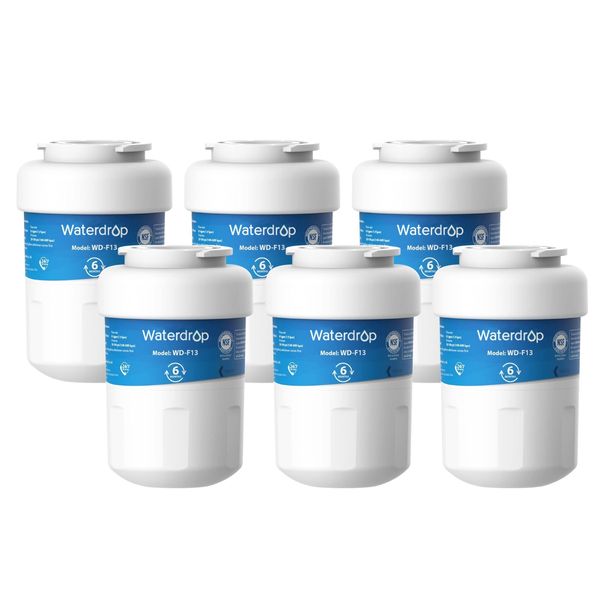 Waterdrop MWF® Refrigerator Water Filters Replacement For GE® MWF®, 6 Pack