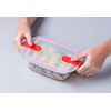 Pyrex Cook & Heat Rectangular Dish with Lid - 230x150mm 1Ltr