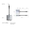 Lightning Mini Dock Converter Adapter, Data Transmission (USB 2.0), Power Supply, Silver
