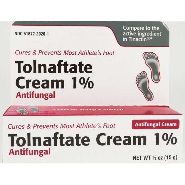 Taro Tolnaftate 1% Antifungal Cream (compare to Tinactin)0.5oz -EXP:11/2024