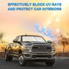 For 2010-2024 Dodge Ram 2500 Cab Windshield Sun Shade UV Rays Block Window Cover