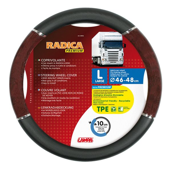 LAMPA 98762 the Root Premium Steering-Wheel Cover