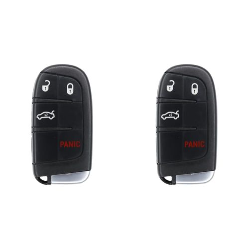 Replcament Smart Key Fob for Chrysler 300 2018 FCC M3N-40821302 M3N40821302 2AOKM-CYV11 Part Number 56046758AA 56046758AF 56046758 68051387AC Pack of 2