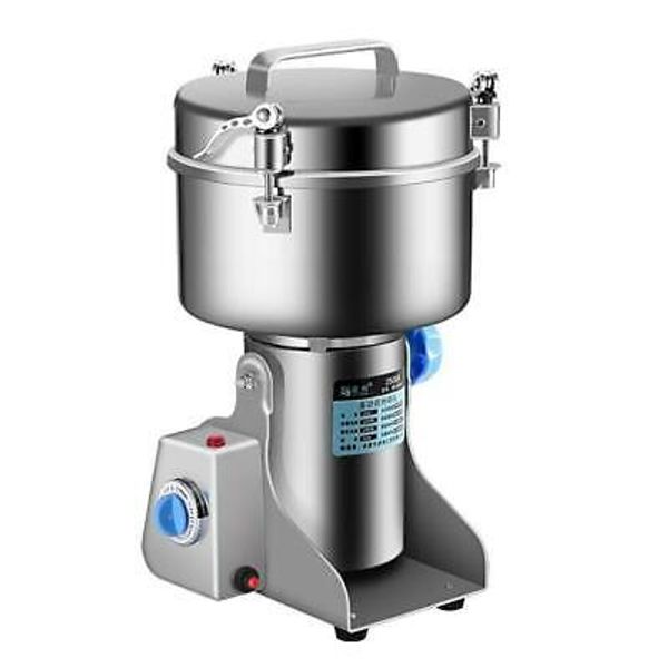 Electric Commercial Herb Grinder Stainless Steel Powder Machine Crusher 2500G