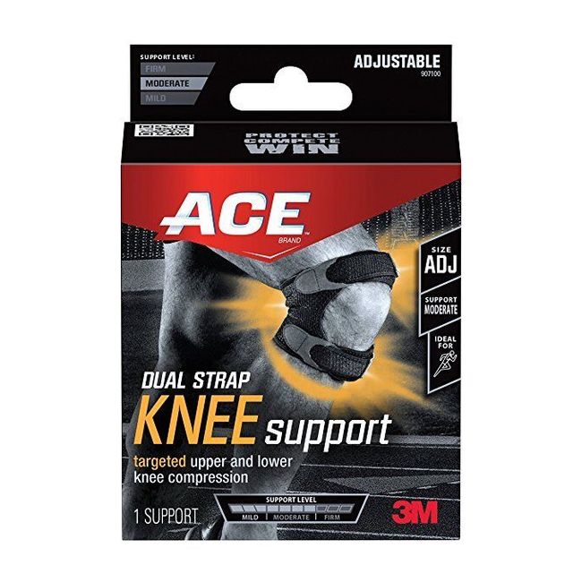 ACE Adjustable Dual Strap Knee Support (3 Pack)