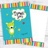 20 x Cute Bear Thank You Cards - A6 Postcard Size with envelopes