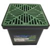 NDS Catch Basin 12 inch Drain Kit with Plastic Grate, Yard Landscaping Drainage